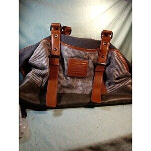 LICENCE 71195 Jumper Canvas W Tote Bag, Khaki/Orange